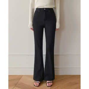 PIAOYA | High Waisted Stretchy Slimming Flared Trousers