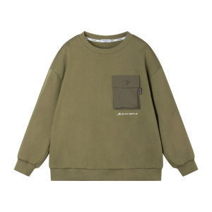 MUCMUKN | Breathable Color-block Workwear Pocket Hoodie For Boys