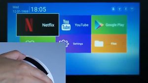 XIAOMI🎇Support 4K🎇 HY300 HDMI โปรเจคเตอร์ LED แบบพกพา Android 11.0 4K รองรับ Full HD 1080P 120 ANSI รองรับ 2.4G และ 5G WIFI การเชื่อมต่อไร้สาย BT5.0