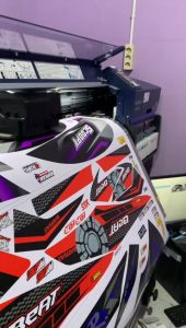 STRIPING STICKER ALL NEW AEROX CONNECTED 155 NVX BAHAN VINYL KODE M940
