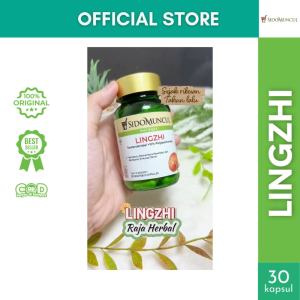 SIDOMUNCUL Lingzhi 30 Vegetable Capsules | Membantu Memelihara Kesehatan Membantu Sirkulasi Darah