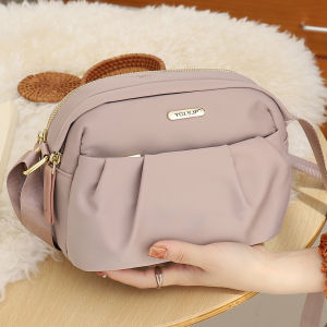 BYUELUN | Compact Womens Casual Commuter Crossbody Canvas Tote Multi-layer Lightweight For Sports and Outdoor Activities