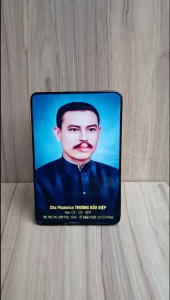 Tranh cha Diệp để bàn 15x10(cm) laminate quà tặng công giáo