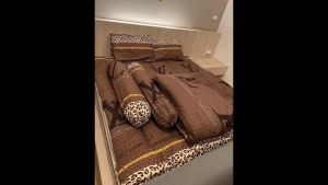 ท็อปเปอร์6ฟุตชุด10ชิ้นTopper6ฟุตพร้อมนอน ชุดใหญ่มีหมอนมีผ้านวม เกรดโรงแรม หนา 4นิ้ว ลายทั่วไป ใยขนห่านเทียม2 ชั้น มีบริการปลายทาง