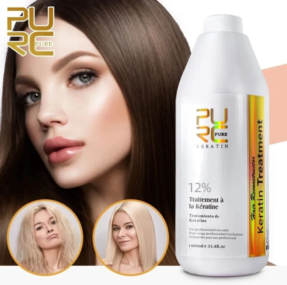 PURC Brazilian Blowout Keratin Treatment Smooth Repair Straight