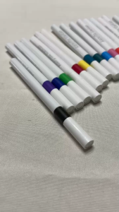 12 Colors Acrylic Marker Pen Set – Quick-Dry Paint Pens for DIY Crafts Rock Painting and More