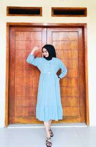 midi dress rayon//midi dress Nabila//homey dress rayon