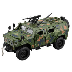 LEO 1:32 Dongfeng Mengshi Armored Vehicle Diecast โมเดล รถอัลลอยด์รถยนต์ของเล่นคอลเลกชันของขวัญสําหรับเด็กชายสาว ของเล่นเด็ก