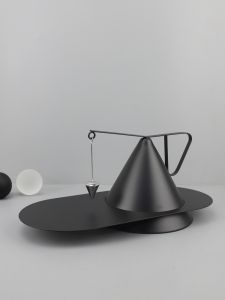 Modern Minimalist Abstract Metal Balance Art Blue Little Flyer Resin Decorations Home Decorations Living Room Bedroom Decor