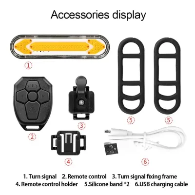 lampu belakang sepeda led tail light remote USB rechargeable bisa dicas lampu sen sein tanda belok kedip sepeda lampu sepeda safety night ride