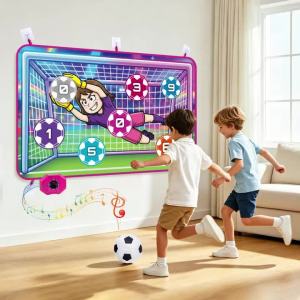 Soccer Game Mat with Balls Soccer Toys Multi-mode Game Mat with Sounds Football Training Carpets Football Game Xmas Gifts 