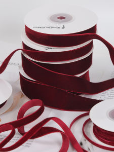 NingChu Ribbon | Velvet Single-sided Ribbon DIY Craft and Gift Packaging