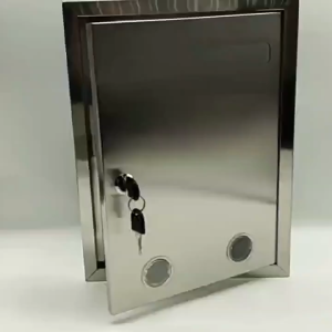 HOL 3 Year Warranty Manzan High Quality Stainless Letter Mailbox Post Box with Waterproof and Lockable Box with European Type