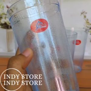 GELAS MINUM AKRILIK TERMURAH /TAHAN PANAS DAN TAHAN DINGIN  ISI 12 PCS