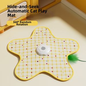 HUIYIMU | Star-shaped Cat Toy Automatic Turntable Wanding Toy