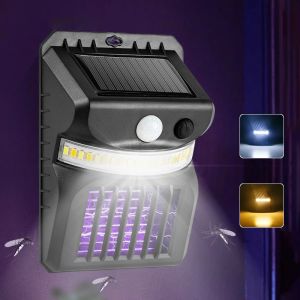 Đèn Năng Lượng Mặt Trời Ngoài Trời Có Chức Năng Diệt Muỗi Và Cảm Biến Hồng Ngoại Đèn LED Chống Nước Để Kiểm Soát Muỗi Trong Lối Đi Sân Vườn