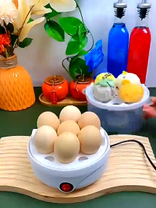 OOKAS Double Layer Mini Egg Food Steamer Egg cooker Versatile Egg Boiler Multi-Layer Multifunctional Electric Steamer Breakfast Cooker