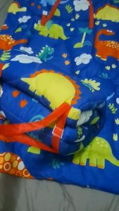 ที่นอนอนุบาลขนาด 80*110 ไปโรงเรียนได้ มีสายสะพายในตัวฟรีหมอนหนุน