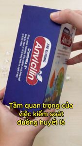 Viên Uống Anvicilin 2025 Giúp Ổn Định Đường Huyết, Hạ Đường Huyết, Giảm Biến Chứng Tiểu Đường, Thành Phần Từ Dây Thìa Canh, Mướp Đắng, Nhâu, Mạch Môn, Crominex 3+, Selen Yeast 2000ppm, Vitamin C, Hạt Methi - Hộp 30 Viên