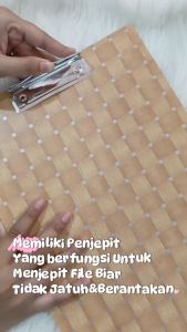 Clip Board Kayu/ Clipboard Papan Dada Jalan Murah