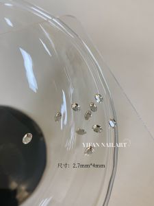 Ultra-Shiny Silver Nail Drills Sharp Bottom Replicated Anisotropic Diamond Nail Art Tools High Quality Chinese Made Beauty Supplies