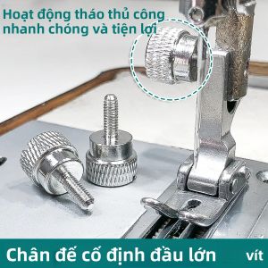 Vít Chân Vịt Siết Chặt Tay Nhanh Cho Máy May Có Bàn Đạp Vi Tính & Phong Cách Cũ - Phần Máy May Thép