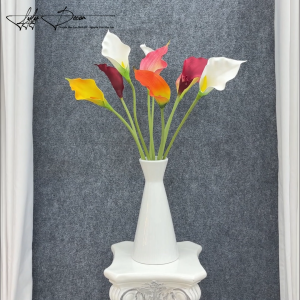 Hoa Arum cao su dài 70cm (Calla Lily) Trang Trí Phòng Cắm Sự Kiện. Hoa Lụa LyLy Decor