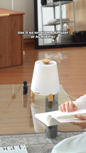 [KIRONA SCENT] Acoustic Aroma Diffuser 300ml | 3-in-1 Humidifier Speaker Lamp with Remote Control | 7 LED Lights | Aromatherapy Gifts