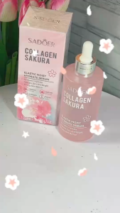 Sadoer เซรั่มคอลลาเจน ซากุระ Elastic Moist Hydrate  เติมเต็มคอลลาเจนให้ผิว และปรับสภาพสีผิวให้สม่ำเสมอ