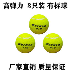 Wilcon Game-Specific Tennis Selected Wool High Elasticity Durable Abrasion Resistant Sealed Barrel with Pressure Training Ball