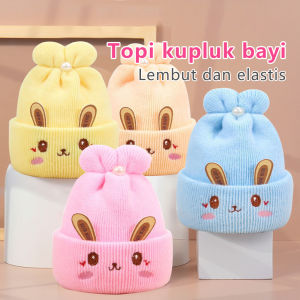 Mumystation Kupluk anak lucu bentuk kelinci topi bayi untuk newborn