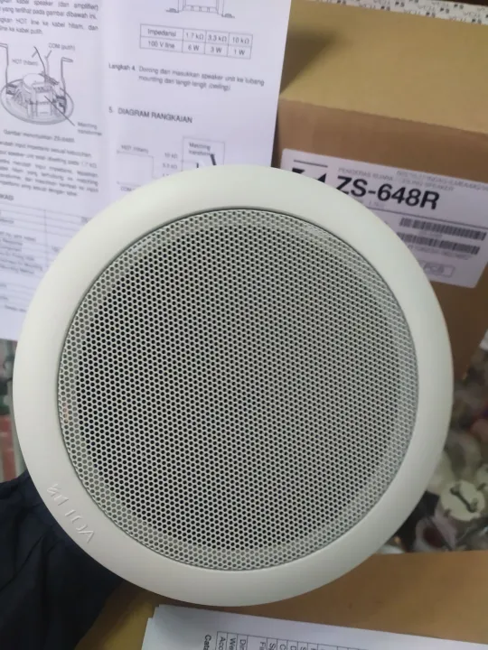 Jual harga grosir distributor beli eceran speaker ceiling TOA ZS