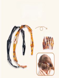 Foldable Portable Womens Hairband New 2025 Non-Slip Comfortable Face Wash Convenient Storage Hair Ring Fashionable Hairband