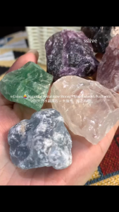 6 Colors 💁♀️ Natural Crystal Raw Stones – Unpolished & Authentic (6色天然水晶原石 — 未抛光,纯正天然) 如果你爱香香的环境