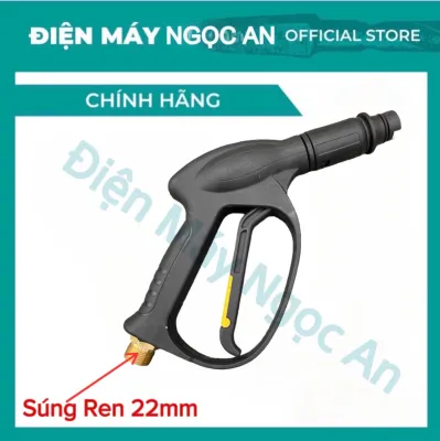 [ HÀNG CHUẨN ] Súng Rửa Xe Áp Lực Cao Ren Ngoài 22mm Kèm Cần Nối Dài 36cm