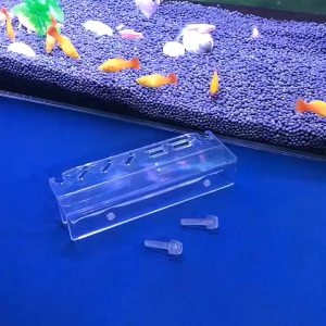 SG READY STOCK Aquarium Plant Tools Storage Rack Acrylic Fish Tank Water Grass Cleaning Tool Holder for Tweezer Scraper