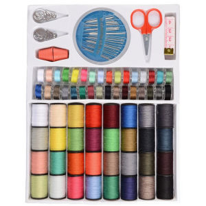64 Spools Assorted Colors Sewing Threads Set Hand Craft Sewing Needle And Thread Combination Sewing Tools Kit