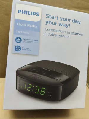 PHILIPS TAR 3205 FM RADIO DIGITAL ALARM CLOCK