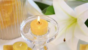 Beeswax Tealight Candles Tea Lights Candles 12 Pack 4 Hours of Each Natural Beeswax Tealights for Home Decor & Ambiance Long-Lasting & Eco-Friendly