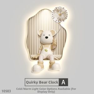 RUIBAHAO | Bear Pattern Cream French Style Wall Hanging Artwork