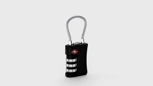 SG Local Seller TSA Luggage Lock 3 Digit Combination Cable Padlock For Travel Suitcase Bags and Gym Lock