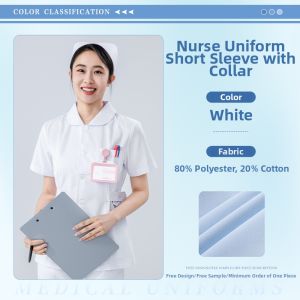 Pink Summer Nursing Uniform Wear-resistant Split Set