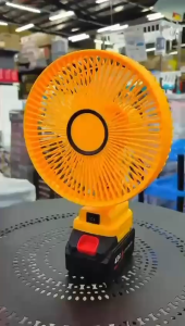 48V Kipas Mini Cordless Fan 8" Rechargeable Portable Table Mini Fan Camping Fan Mini Kipas Pasar Malam