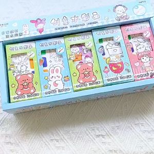 Kids Water Coloring Card Set – Fun DIY Painting Activity for Kids | DIY Art Toy |Birthday Party Goodies | Gift Happiness