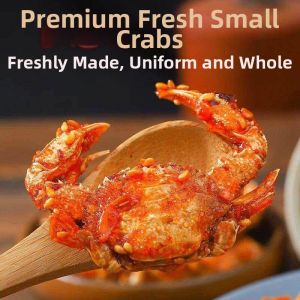 Spicy Crab Seafood Snack Retro Food Immediate Consumption
