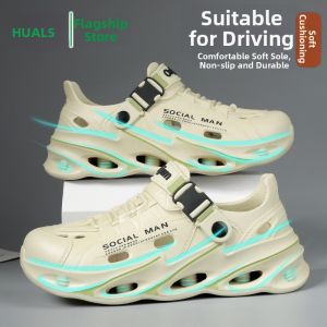 Slip-Resistant Durable Hole Shoes for Men