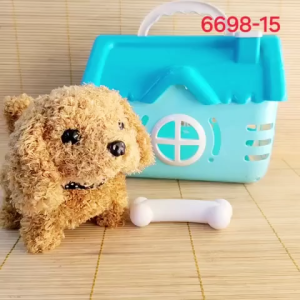 [Chi tiết Video] Đồ Chơi Trẻ Em Lồng Nuôi Thú Cưng Chú Cún Nâu Cho Bé 6698-15 -️🛒️🛒️🛒