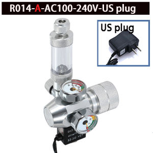 ZRDR | New DIY Aquarium CO2 Regulator Electromagnetic Valve Bubble Counter CO2 Control System Fish Tank CO2 Pressure Reducing Valve