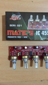 KIT PARAMETRIK TONE MINI MATICS IC 4558 - JAL’s ELEKTRONIK