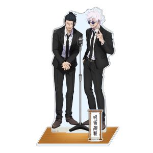 Jujutsu Kaisen Hot Anime Figures Satoru Gojo Acrylic Stands Geto Suguru Character Model Plate Holder Cake Topper Birthday Props